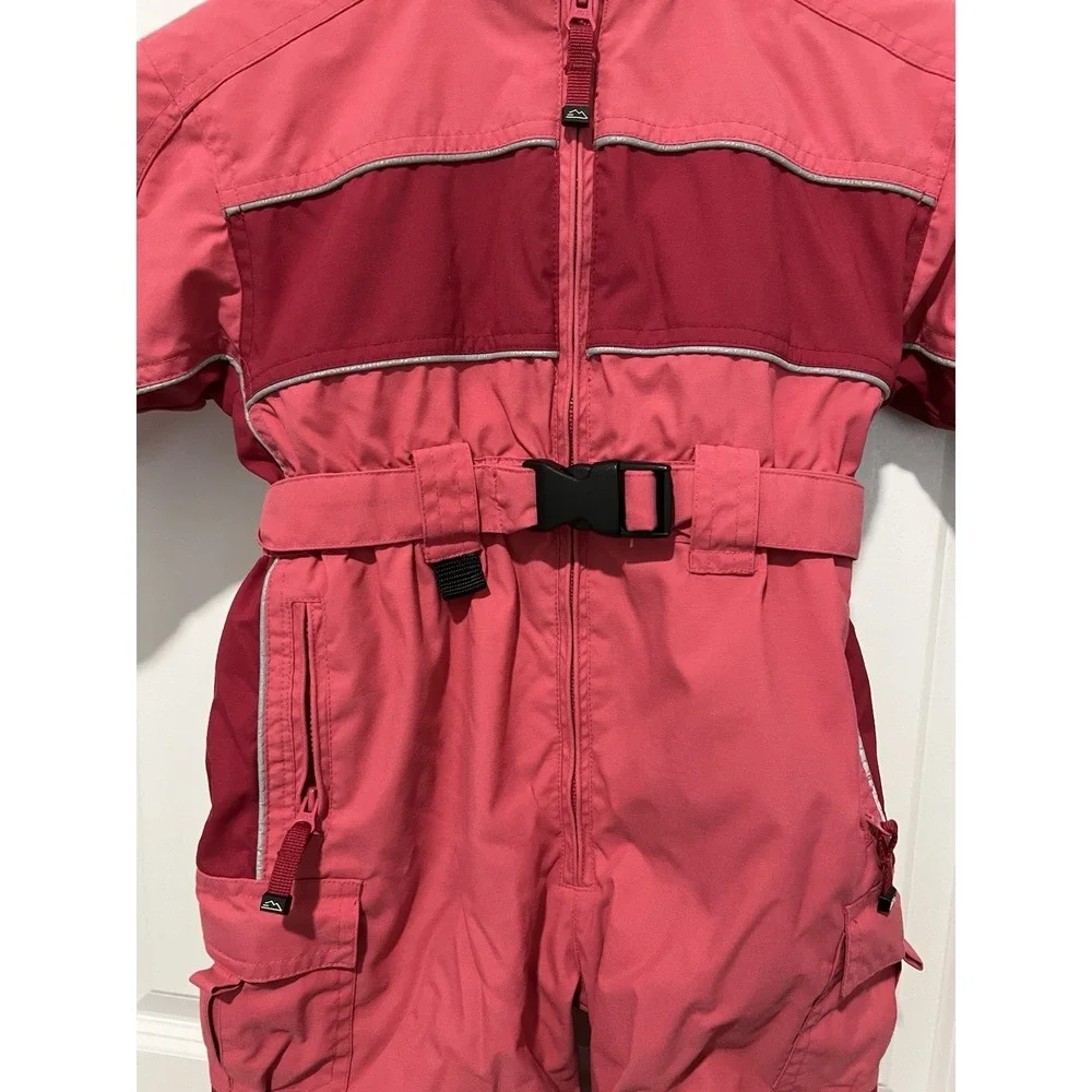 The Childrens‎ Place Hooded Thick One Piece Snowsuit 24M Pink Thermolite Plus